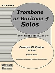 CARNIVAL OF VENICE TROMBONE SOLO cover